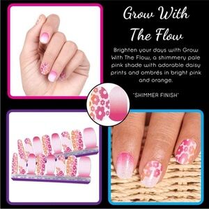 Color Street Grow with the Flow Nail Polish Strips . New in package.